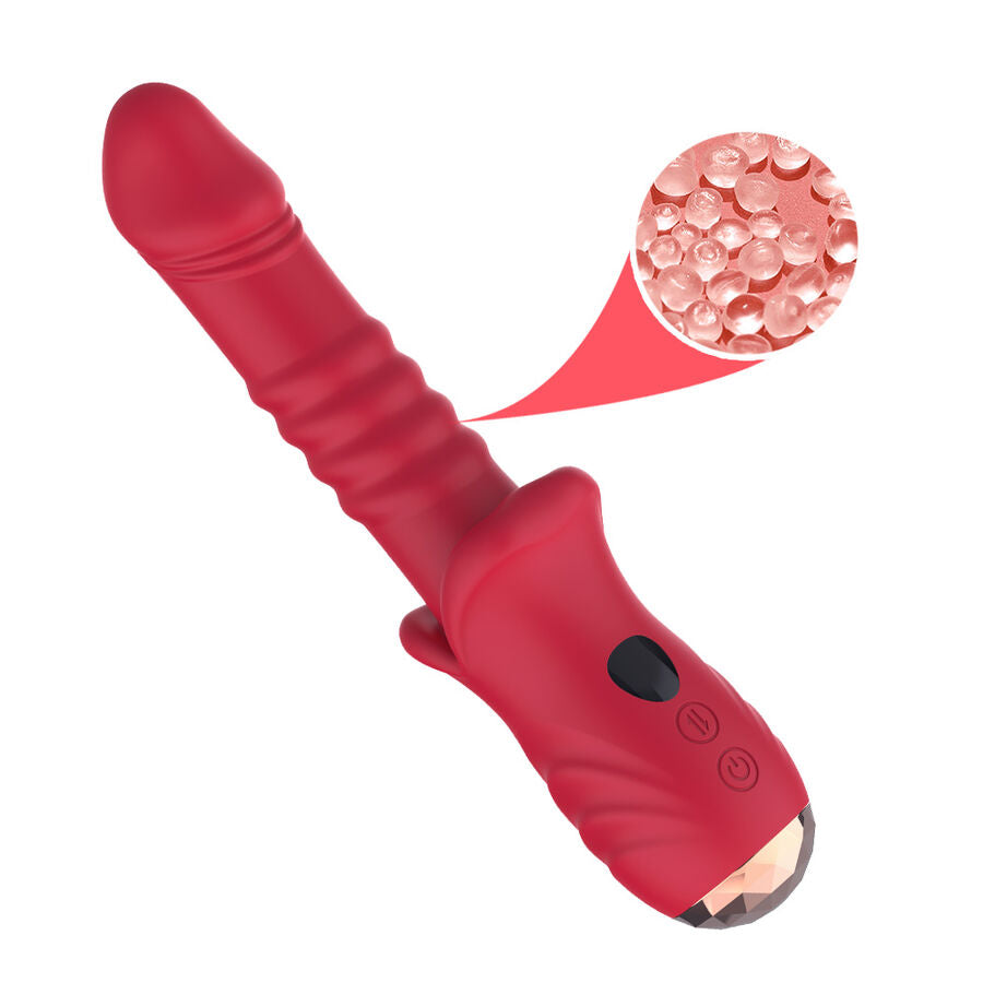 ARMONY - POINT A STIMULIERENDER VIBRATORDILDO ROT