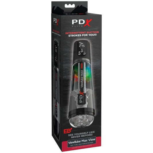 PDX ELITE - VIEWTUBE MAX VIEW AUTOMATIC MASTURN ADR WITH TRANSPARENT SUCTION