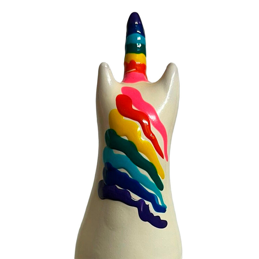 CONDOMERIE - HAND-PAINTED NEW CONDOMS UNICORN RAINBOW