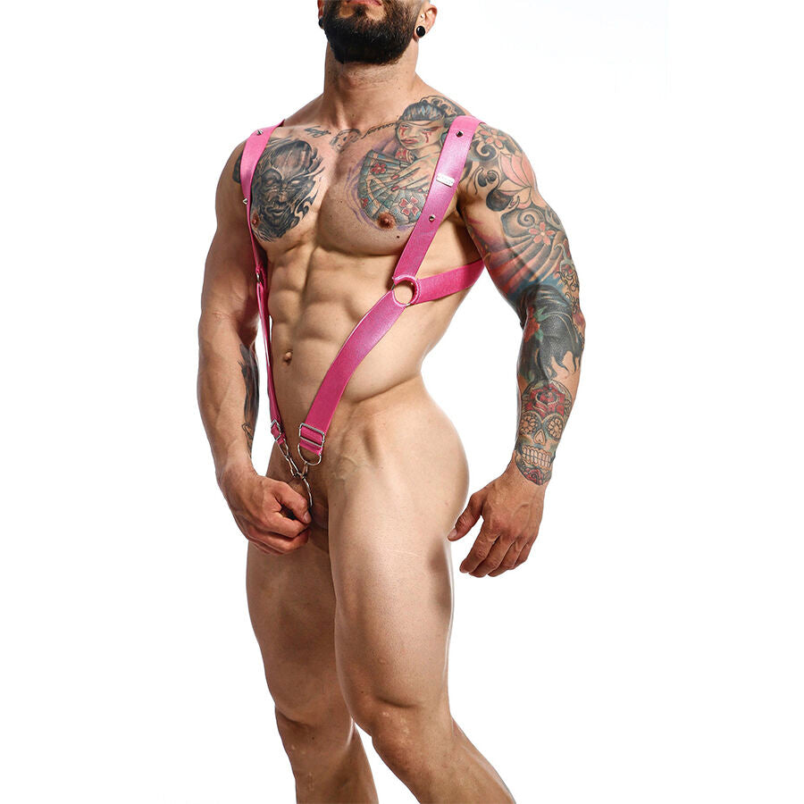 MOB - DNGEON PINK STRAIGHT HARNESS, ONE SIZE