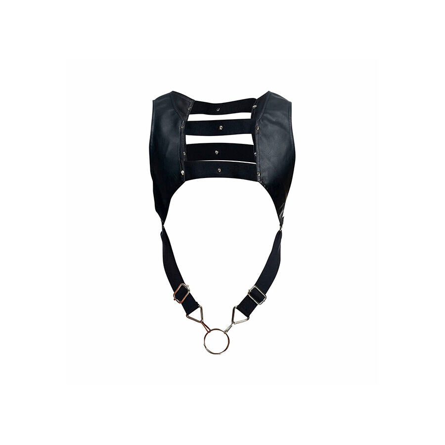 MOB - DNGEON BLACK HARNESS WITH TOP COCKRING, ONE SIZE