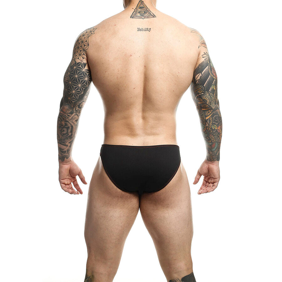 MOB - SCHWARZER TOUCAN-BADEANZUG, GRÖSSE XL