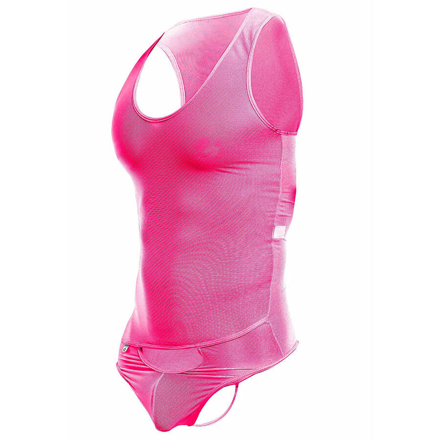 MOB - TRANSPARENTER ROSA BODYSHEER GRÖSSE S/M