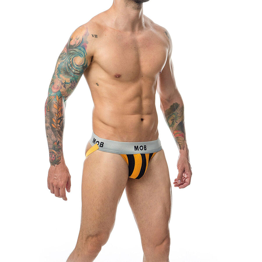 MOB - CLASSIC JOCK STRIPE ORANGE GRÖSSE XXL