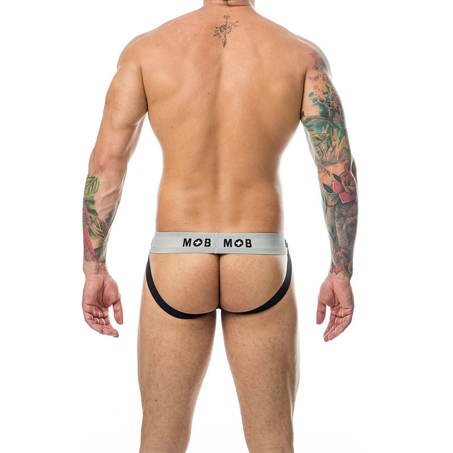 MOB - CLASSIC STRIPE WEISSER JOCK GRÖSSE XXL
