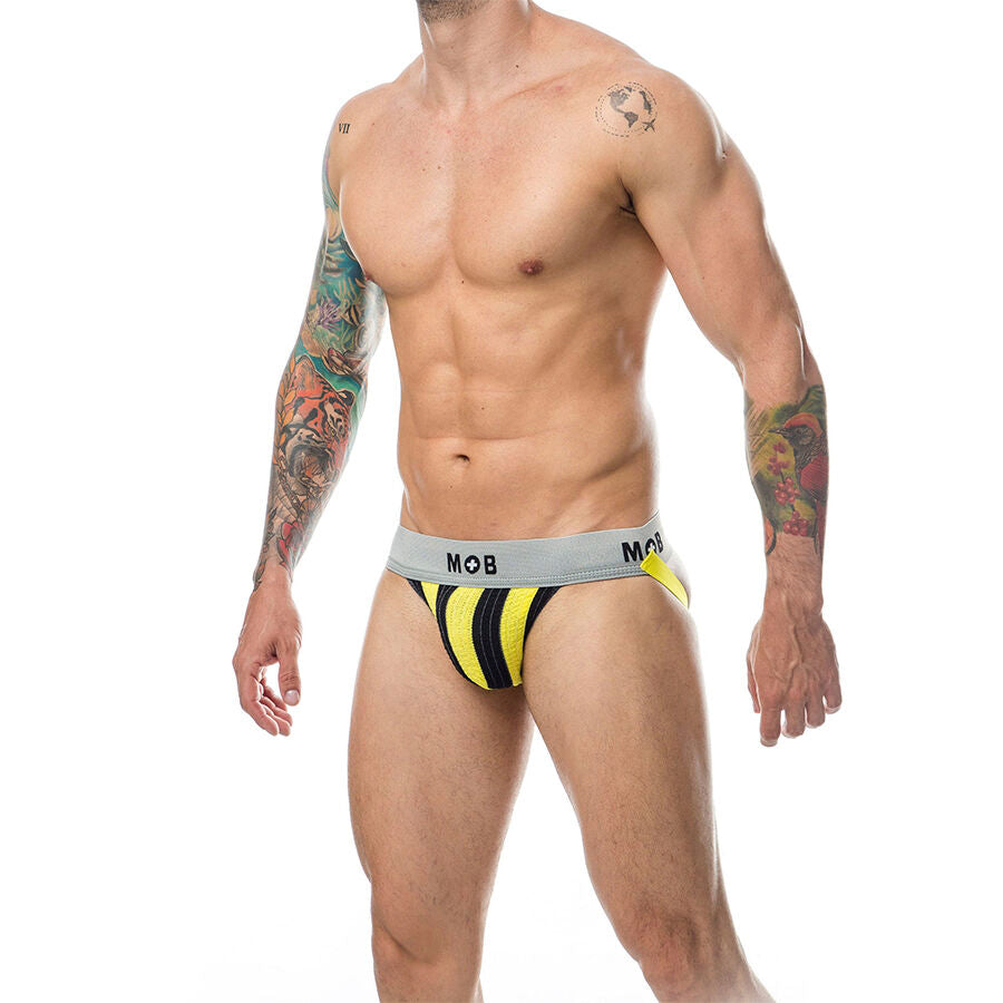 MOB - CLASSIC JOCK STRIPE GELB GRÖSSE XXL
