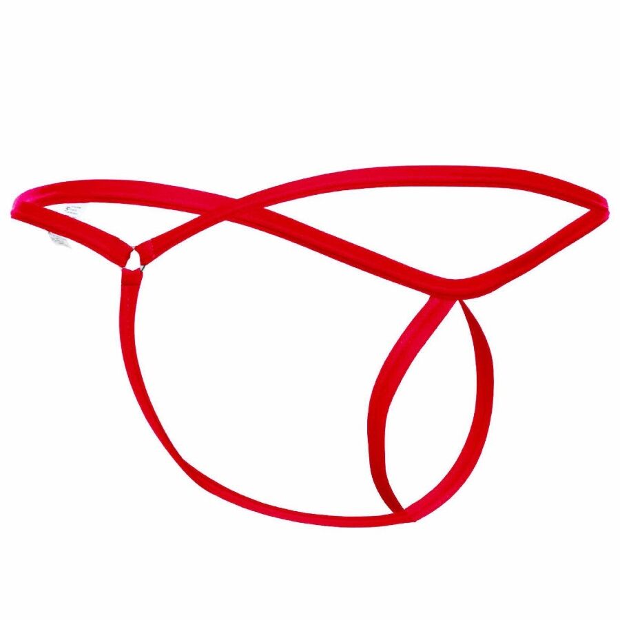 MOB - ROTER TRÄNENFÖRMIGER TANGA GRÖSSE S/M