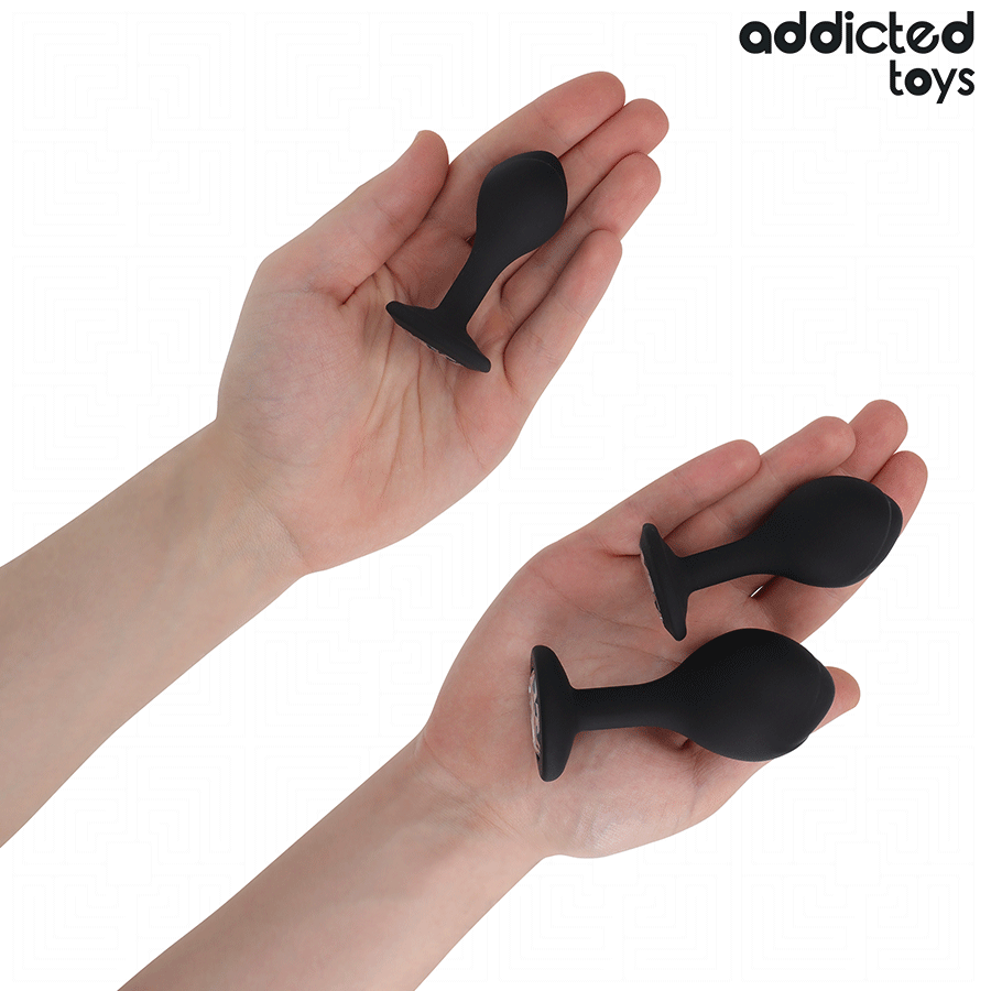 ADDICTED TOYS - SET OF 3 ANAL PLUG WITH JEWEL