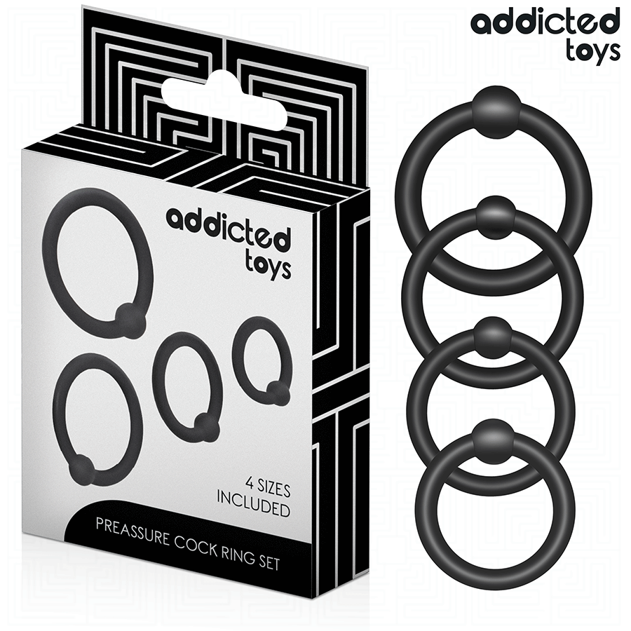 ADDICTED TOYS - SET OF SILICONE PRESSURE RINGS