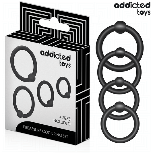 ADDICTED TOYS - SET OF SILICONE PRESSURE RINGS