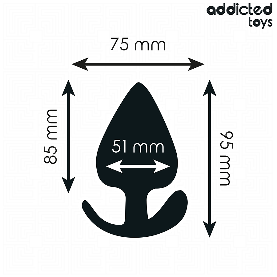 ADDICTED TOYS - ANAL PLUG SIZE XL 9.5 CM