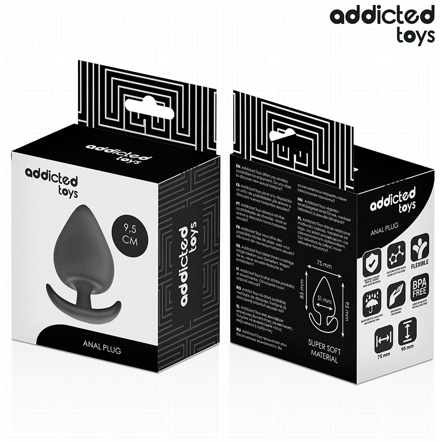 ADDICTED TOYS - ANAL PLUG SIZE XL 9.5 CM