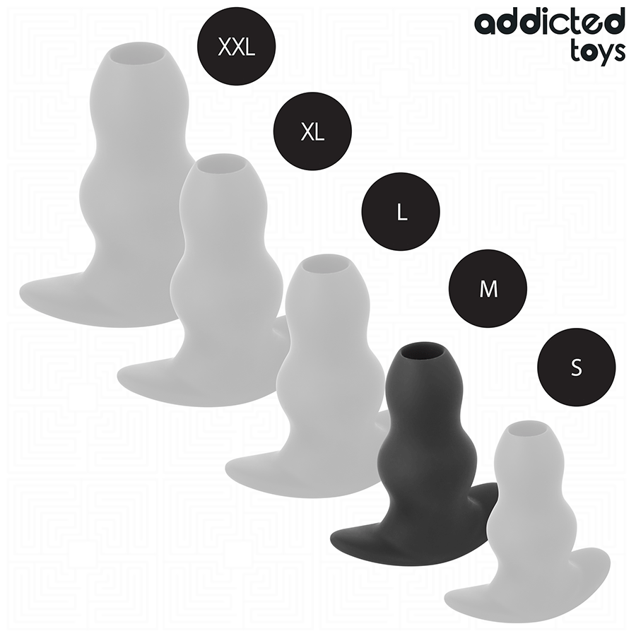 ADDICTED TOYS - HOLLOW ANAL PLUG SIZE M 9.6 CM
