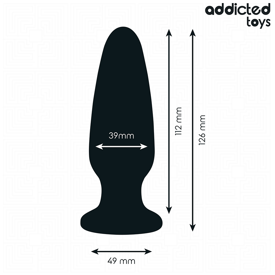 ADDICTED TOYS - ANAL PLUG WITH JEWEL SIZE L 12.6 CM