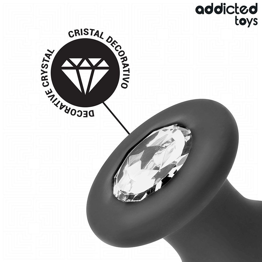 ADDICTED TOYS - ANAL PLUG WITH JEWEL SIZE L 12.6 CM