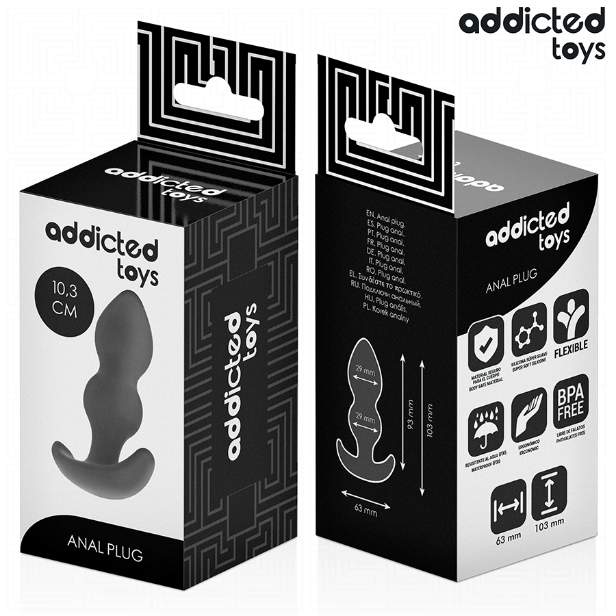 ADDICTED TOYS - ANAL PLUG SIZE S 10.3 CM