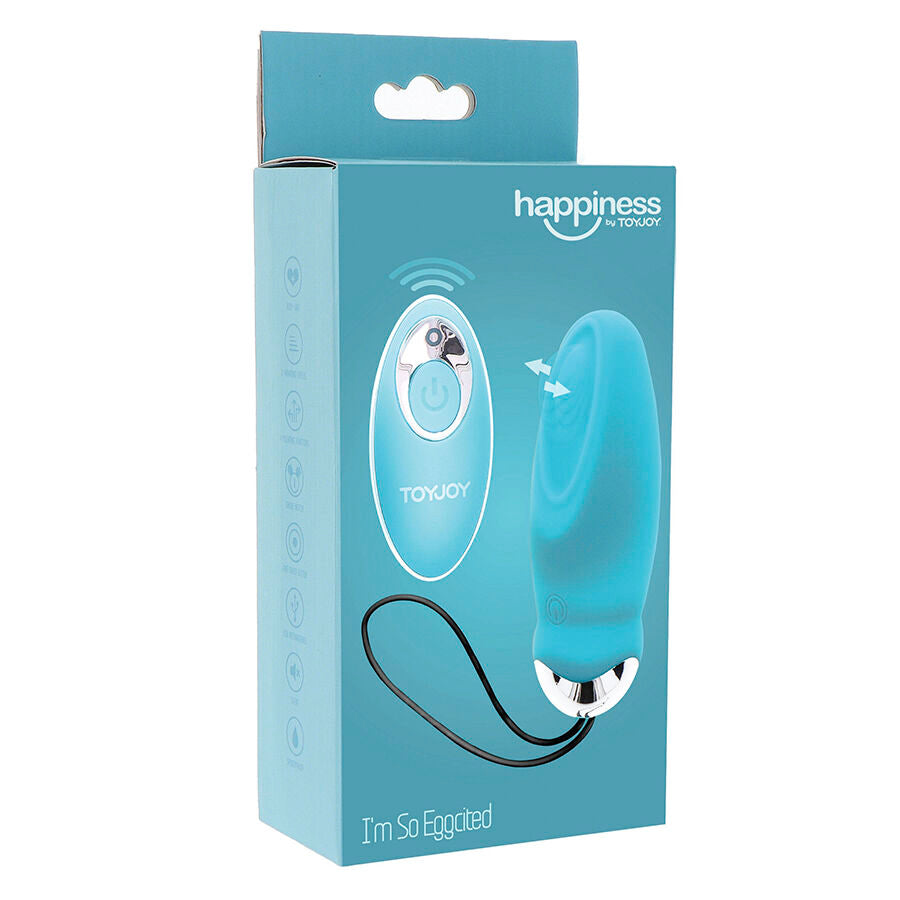 TOYJOY - HAPPINESS IM SO EGGCITED VIBRATOR FERNBEDIENUNG BLAU