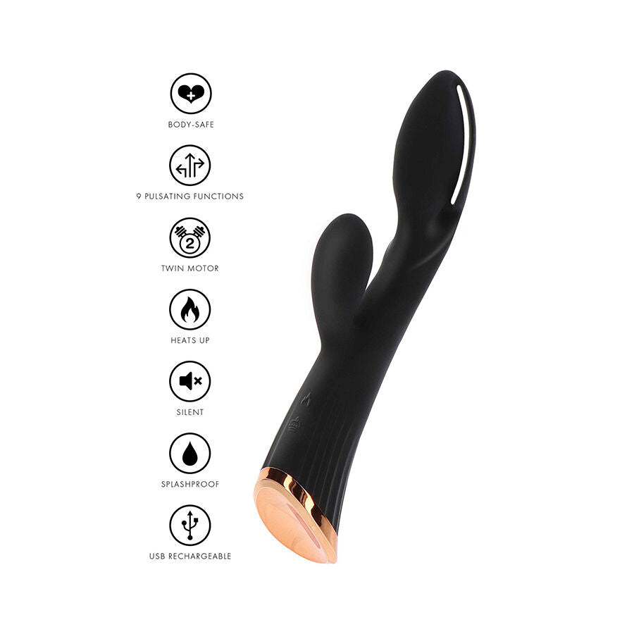 TOYJOY - IVY CASSIA XTRA INTENSIVE CLITORIS STIMULATOR VIBRATOR BLACK