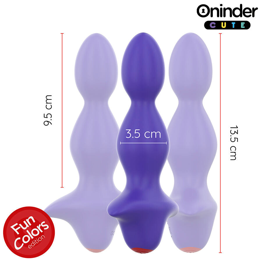 ONINDER CUTE - LOVE BUTT VIBRANT ANAL PLUG DILATATOR - FREE WORLDWIDE APP