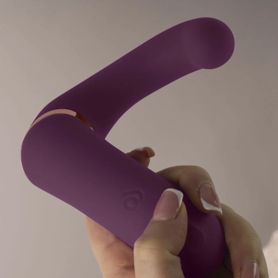 ROCKS-OFF - GEMINI DUAL VIBRATOR G-SPOT KLITORIS STIMULATOR LILA