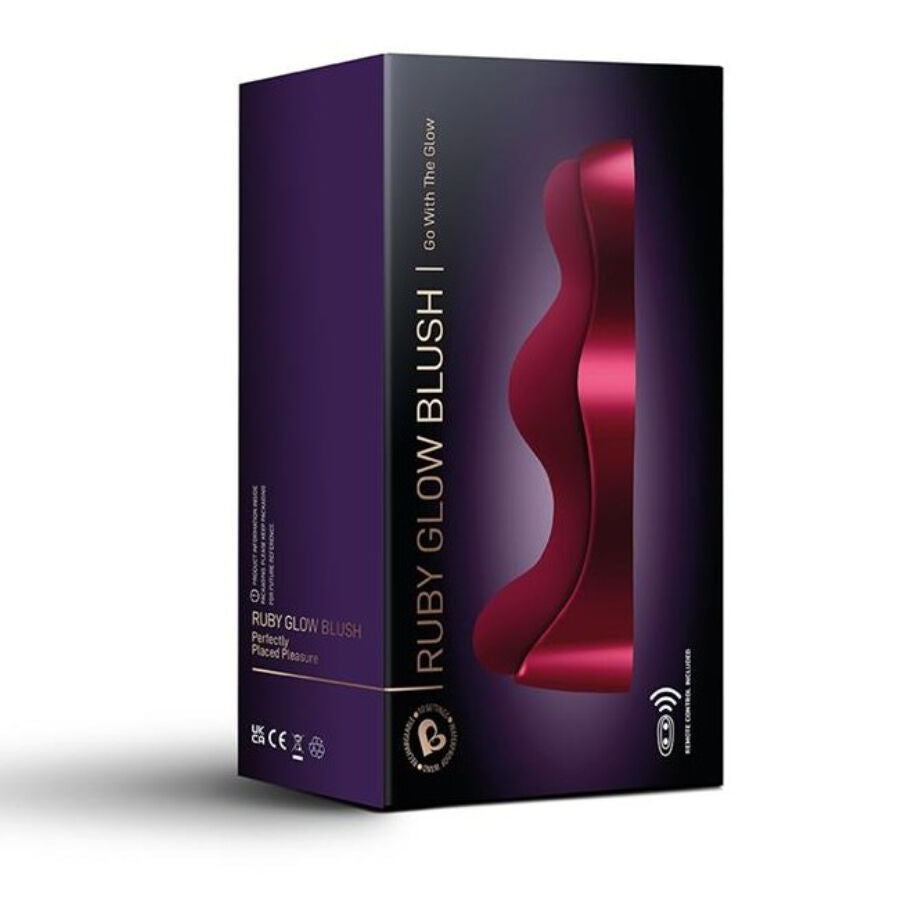 ROCKS-OFF - RUBY GLOW BLUSH RED G-SPOT VIBRATOR