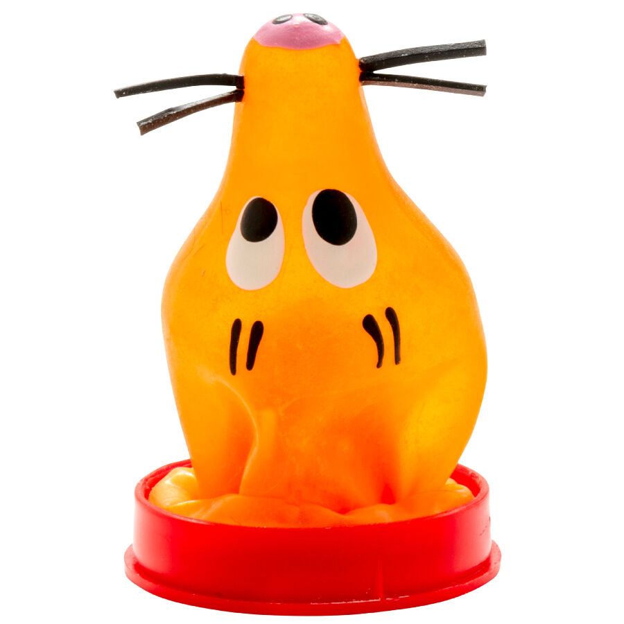 CONDOMERIE - HAND-PAINTED NEW CONDOMS FOX GLUED