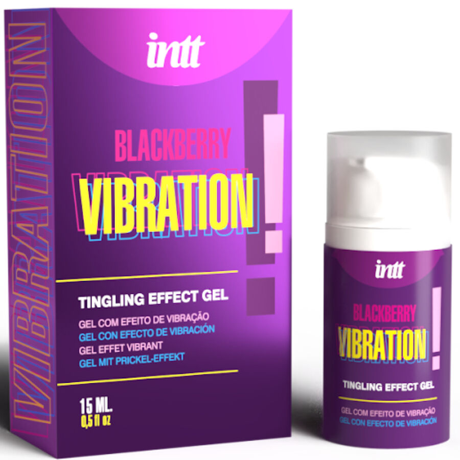 INTT RELEASES - LIQUID VIBRATION GEL WITH BLACKBERRY FLAVOR 15 ML