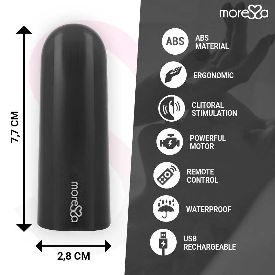MORESSA - NIX VIBRATOR FERNBEDIENUNG SCHWARZ