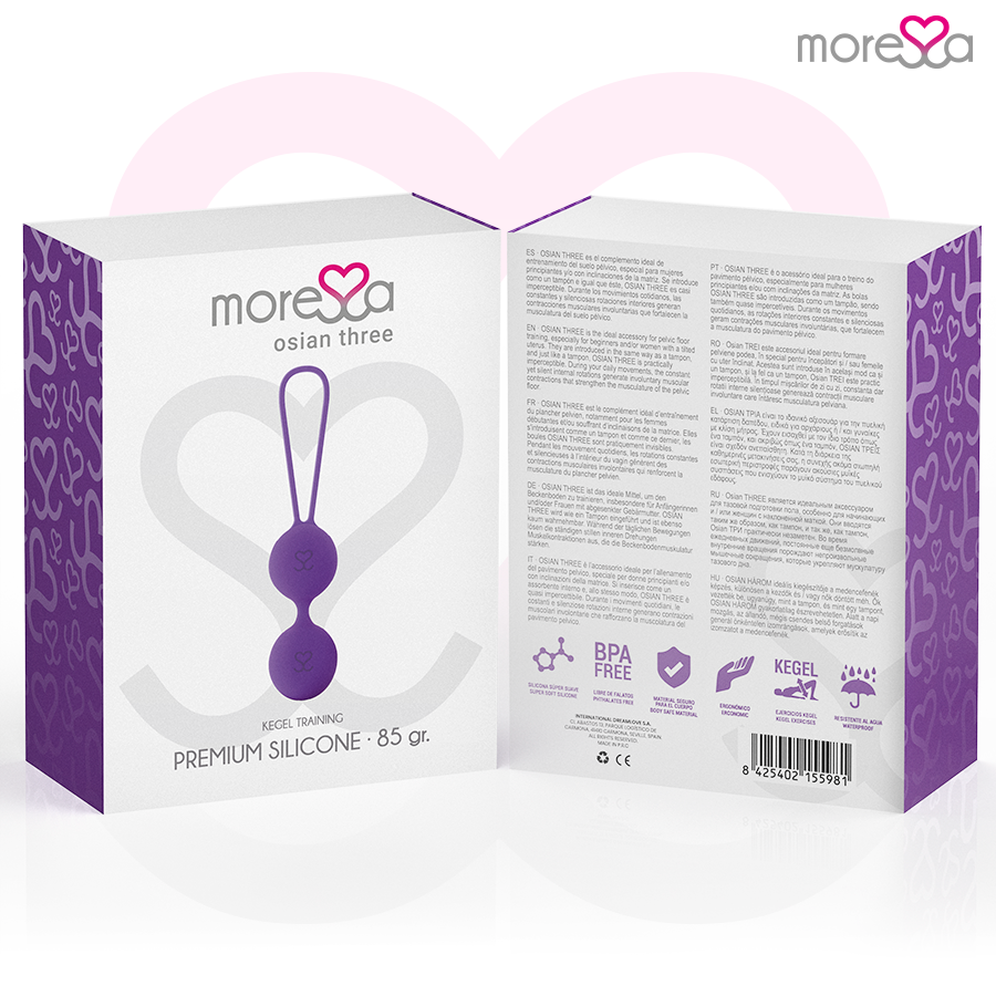 MORESSA - OSIAN THREE PREMIUM PURPLE SILICONE