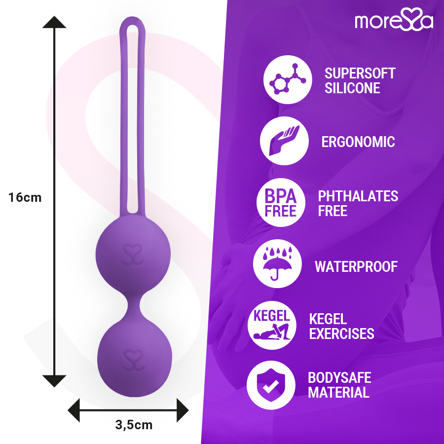 MORESSA - OSIAN TWO PREMIUM PURPLE SILICONE
