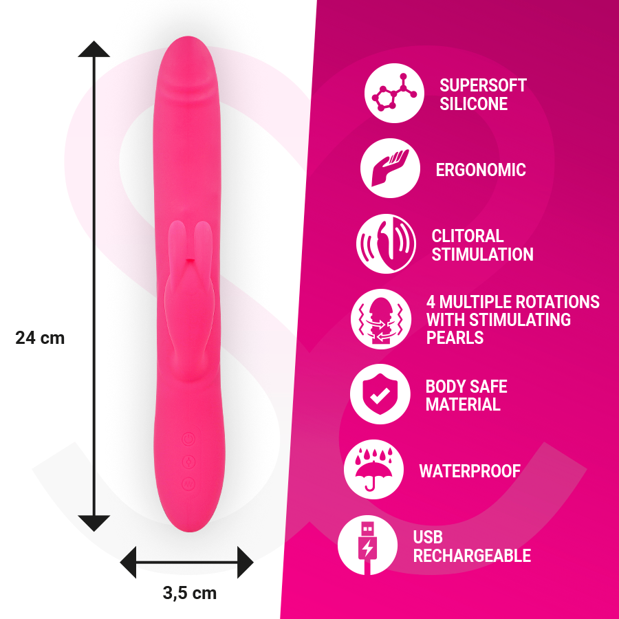 MORESSA - SOMER PREMIUM VIBRATOR WITH MULTI-ROTATION