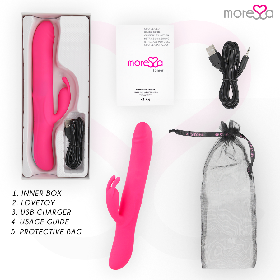 MORESSA - SOMER PREMIUM VIBRATOR WITH MULTI-ROTATION