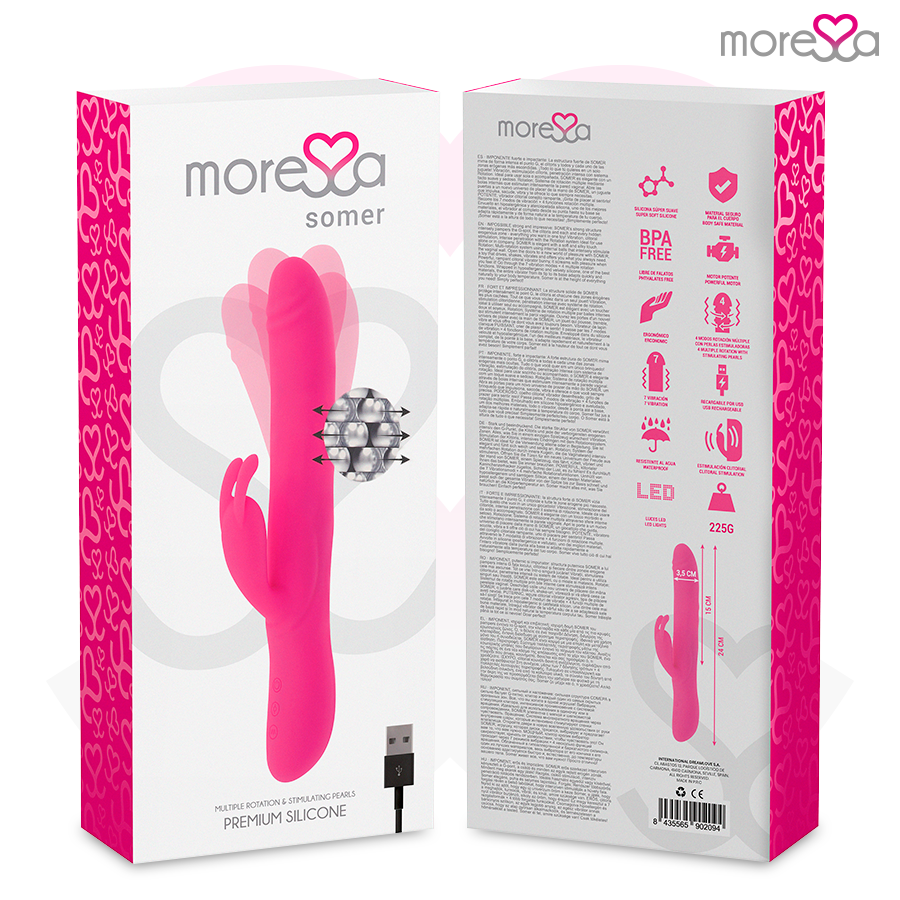 MORESSA - SOMER PREMIUM VIBRATOR WITH MULTI-ROTATION