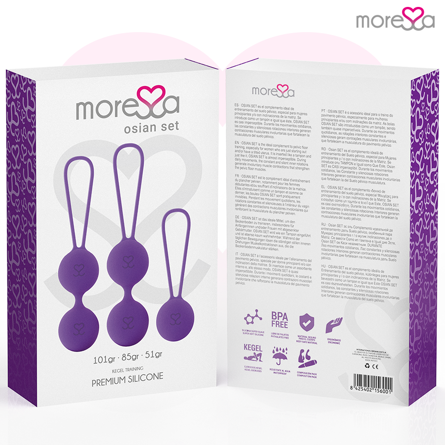 MORESSA - OSIAN SET PREMIUM PURPLE SILICONE