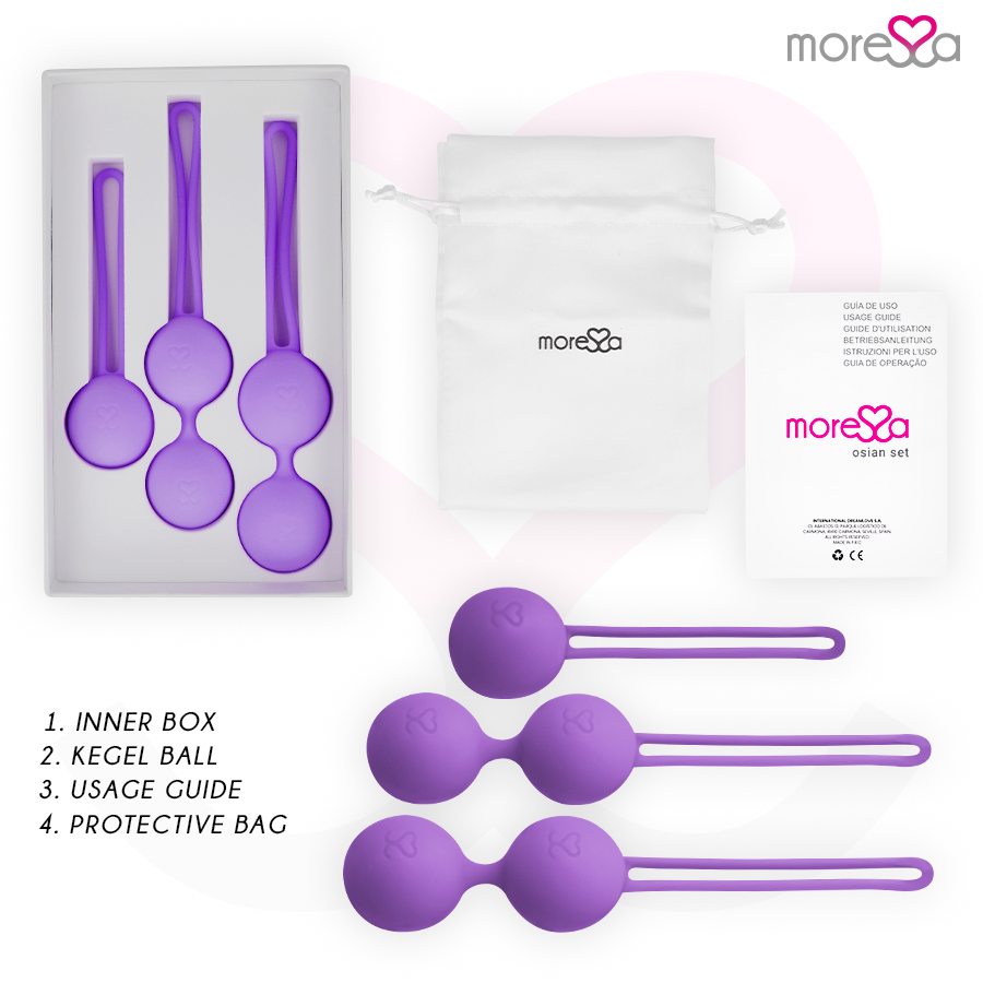 MORESSA - OSIAN SET PREMIUM PURPLE SILICONE