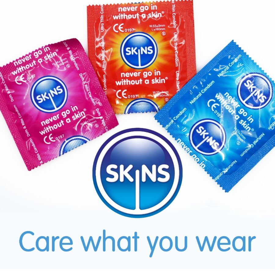 SKINS - ASSORTED PREMIUM CONDOMS PACK OF 16