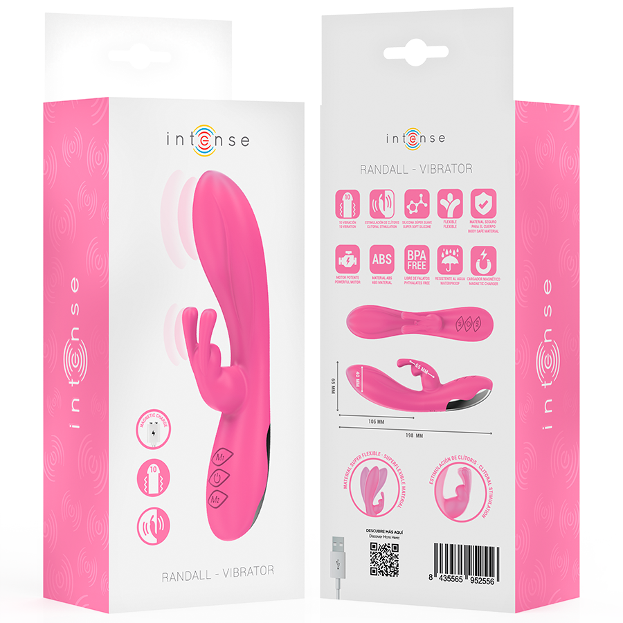 INTENSE - RANDALL RABBIT VIBRATOR 10 VIBRATIONS PINK