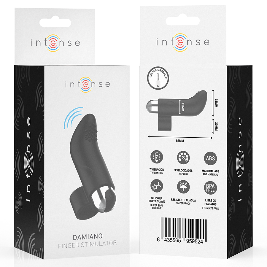 INTENSE - DAMIANO WIEDERAUFLADBARER FINGERSTIMULATOR