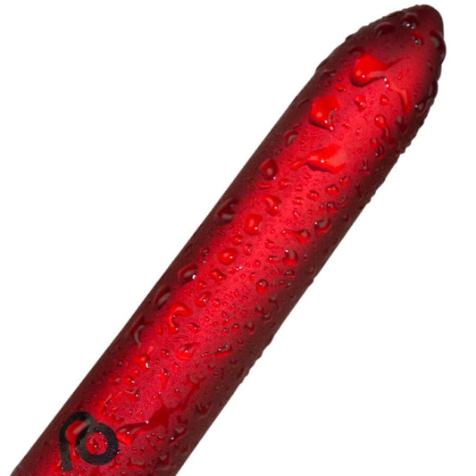 ROCKS-OFF - RECHARGEABLE VIBRANT BULLET POPPY RED