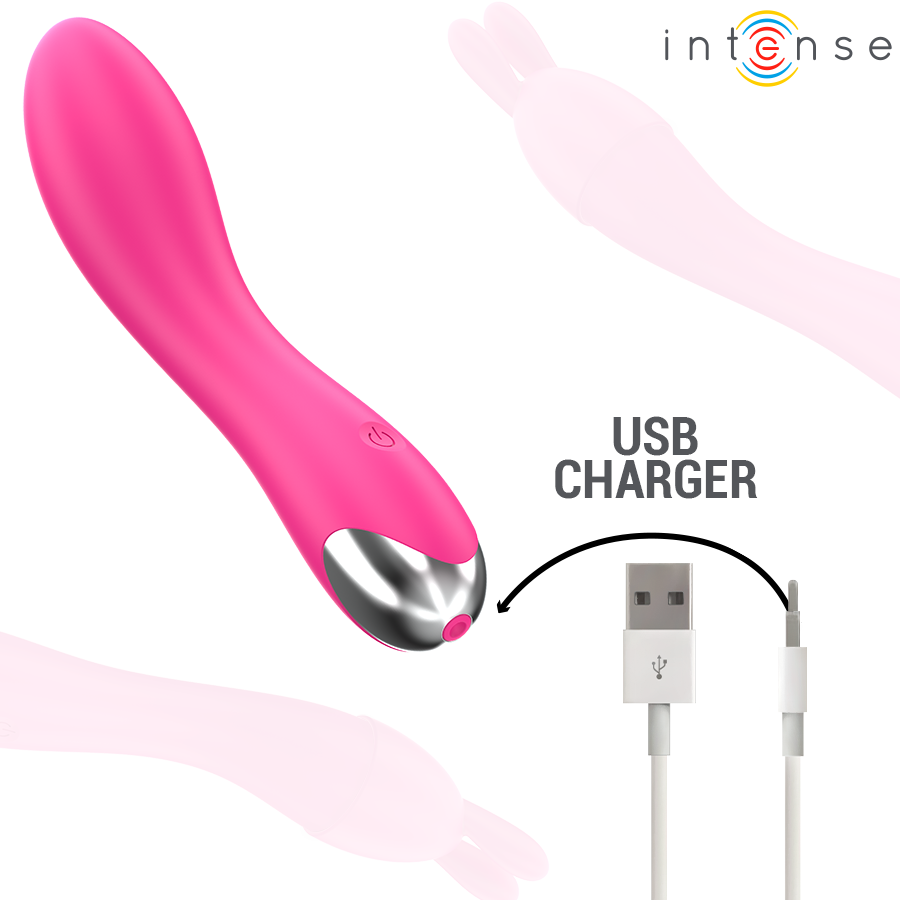 INTENSE - CHER VIBRATOR WITH 20 PATTERNS AND INTERCHANGEABLE ATTACHMENTS
