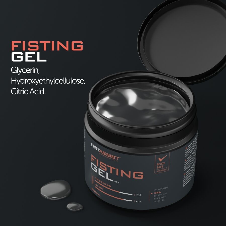 COBECO - FIST ASSIST FISTING GEL EXTRA DICK, AUF WASSERBASIS, 500 ML