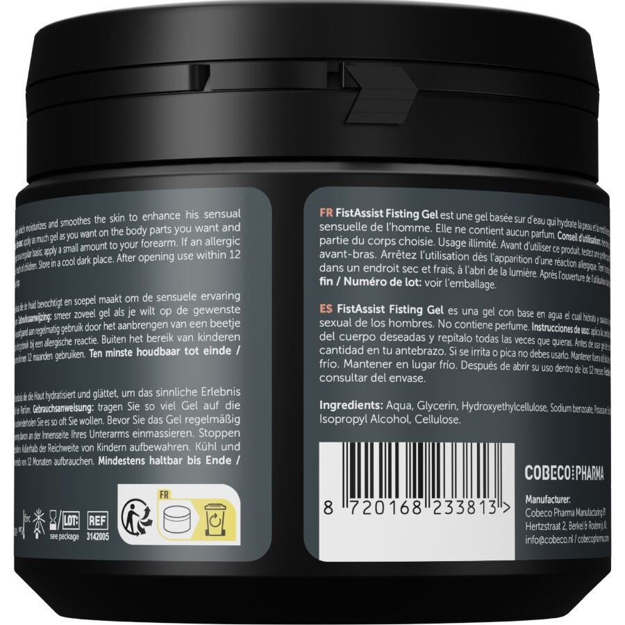 COBECO - FIST ASSIST FISTING GEL EXTRA DICK, AUF WASSERBASIS, 500 ML