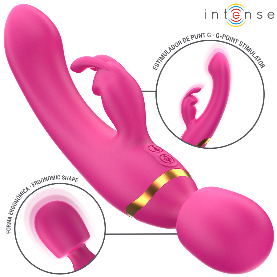 INTENSE - WINONA DOUBLE VIBRATOR BUNNY &amp; ROD