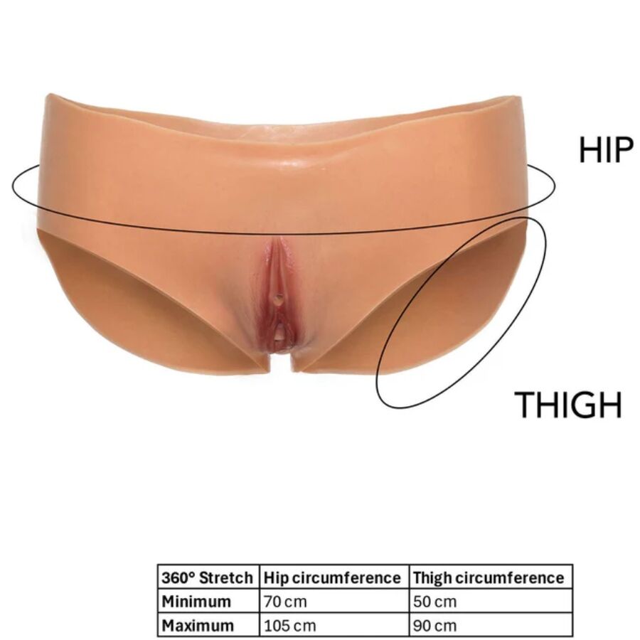 HIDDEN DESIRE - ALTER EGO OPEN VAGINA LETTER HIGH WAIST MEAT