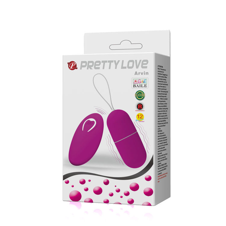 PRETTY LOVE - ARVIN VIBRANT EGG REMOTE CONTROL 12V 