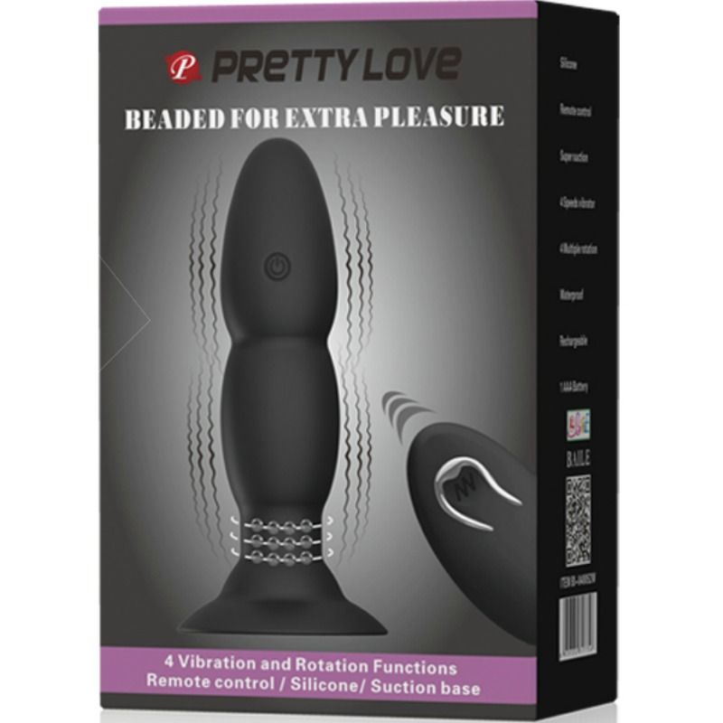 PRETTY LOVE - PLUG VIBRATOR AND ROTATION CONTROLLED