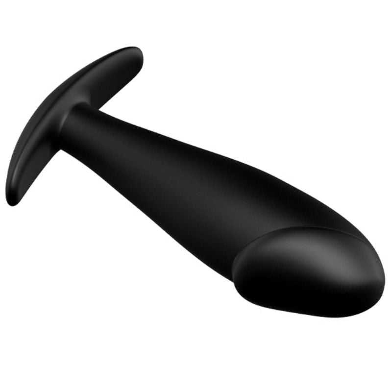 PRETTY LOVE - SILICONE ANAL PLUG PENIS SHAPE AND 12 VIBRATION MODES BLACK