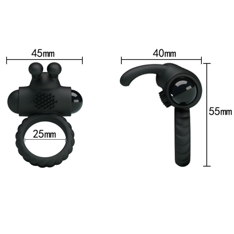 PRETTY LOVE - EUDORA VIBRATOR RING WITH STIMULATOR