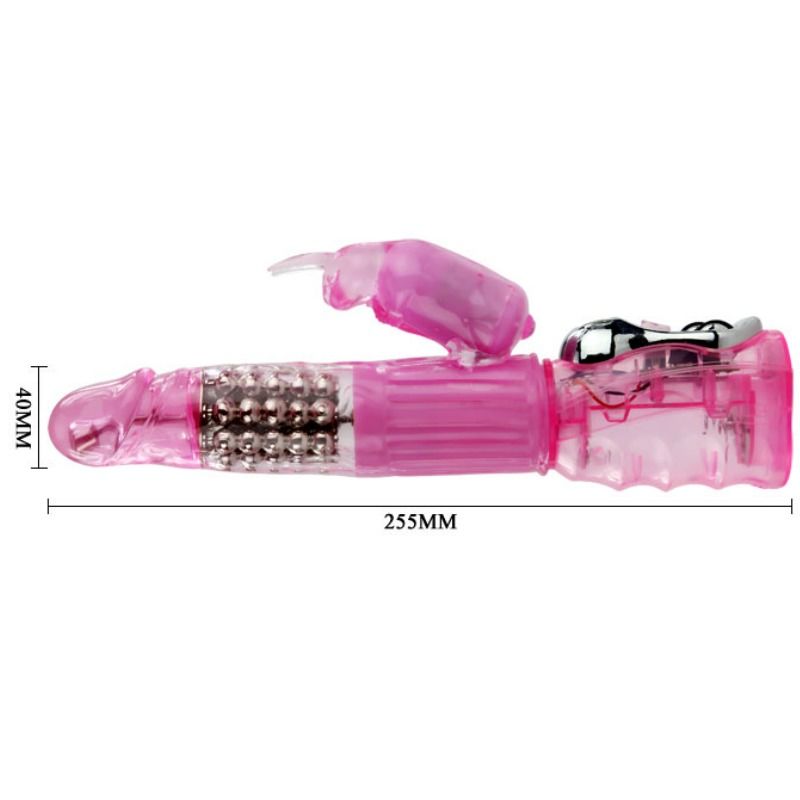 BAILE - VIBRATOR WITH ROTATION AND RABBIT MULTI SPEED AND MULTIROTATION