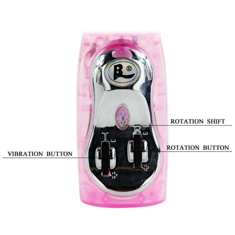 BAILE - VIBRATOR WITH ROTATION AND RABBIT MULTI SPEED AND MULTIROTATION